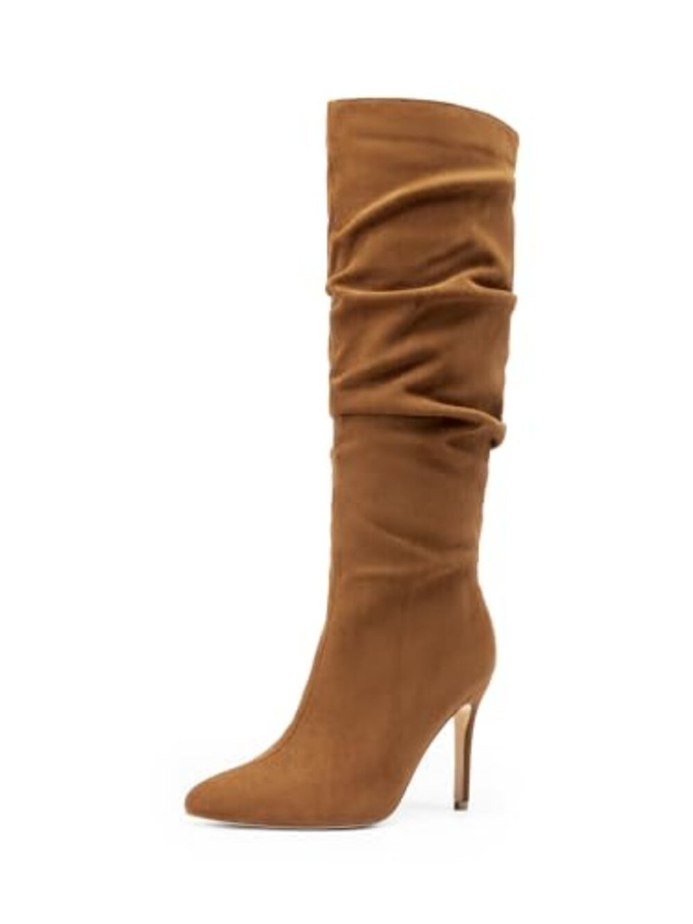 DREAM PAIRS Women's High Stiletto Knee High Boots Pointed Toe Stiletto High Heel